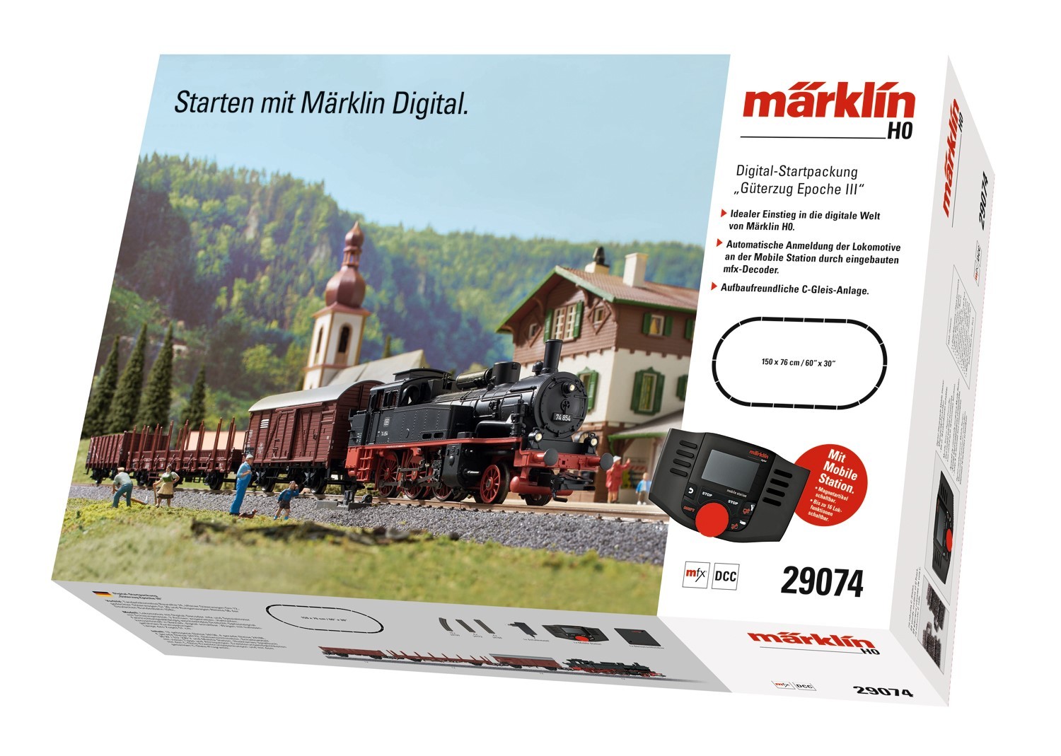 MÄRKLIN Digital-Startpackung "Güterzug Epoche III" (29074)