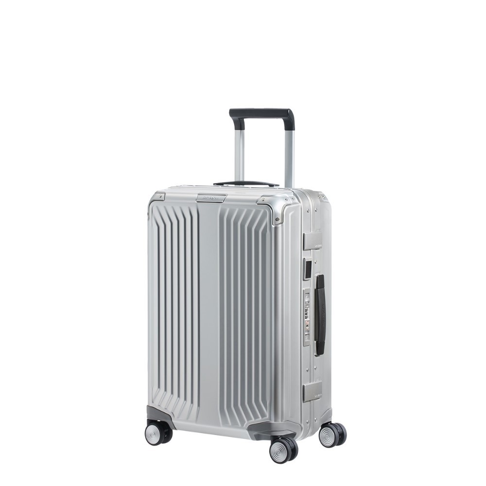 SAMSONITE Lite Box Alu Spinner 55 cm, Silber