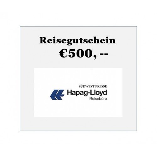 Reisegutschein Hapag Lloyd | Euro 500,00