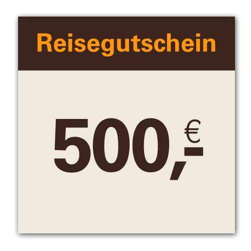 Reisegutschein Euro 500,00
