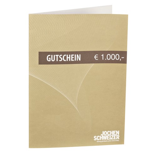 Jochen Schweizer Gutschein € 1000,-
